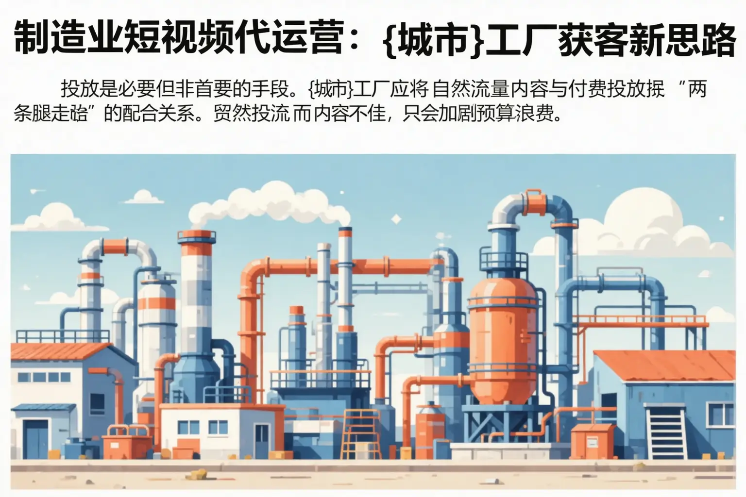 制造业短视频代运营：甘孜工厂获客新思路