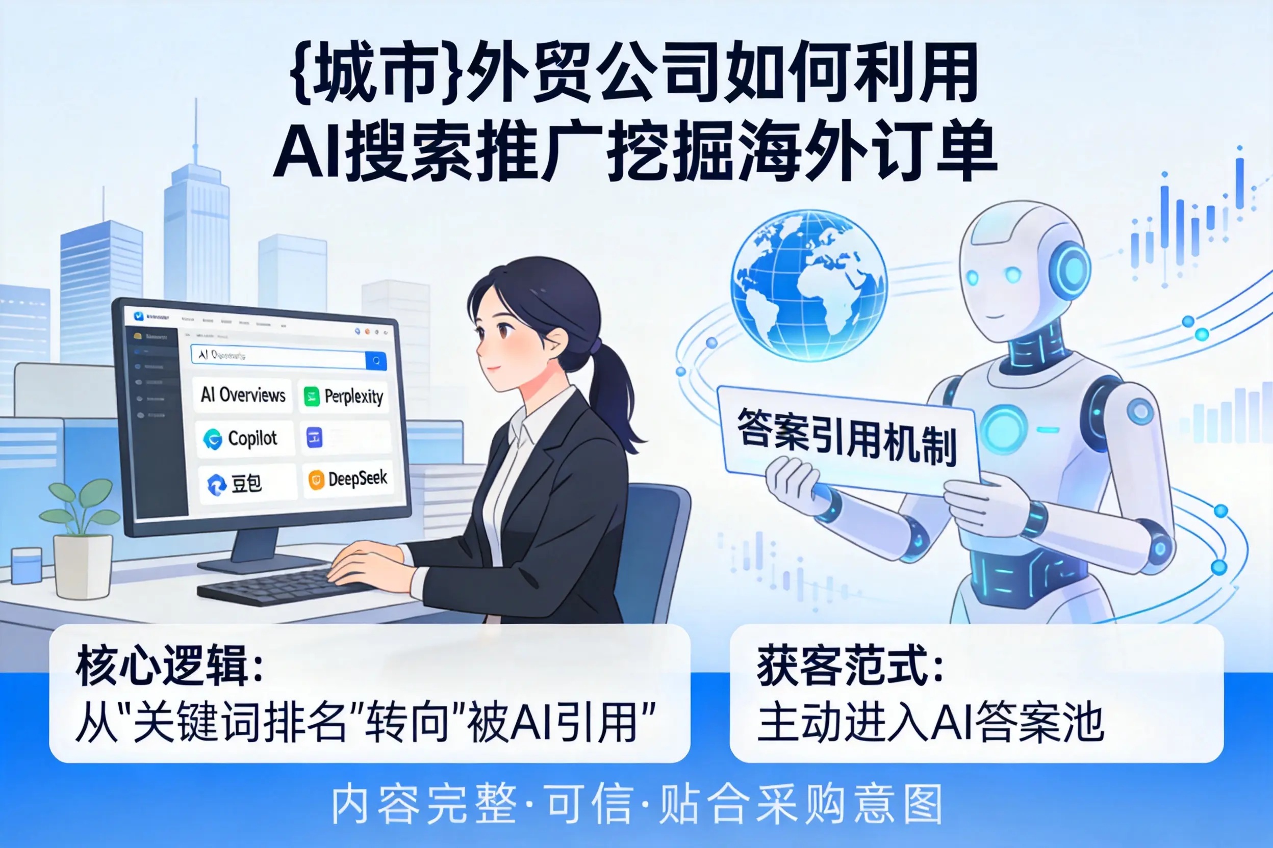 甘孜外贸公司如何利用AI搜索推广挖掘海外订单