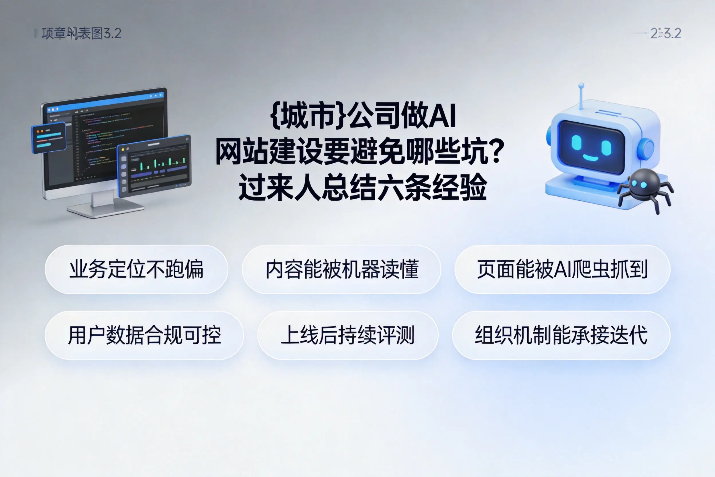 甘孜公司做AI网站建设要避免哪些坑？过来人总结六条经验