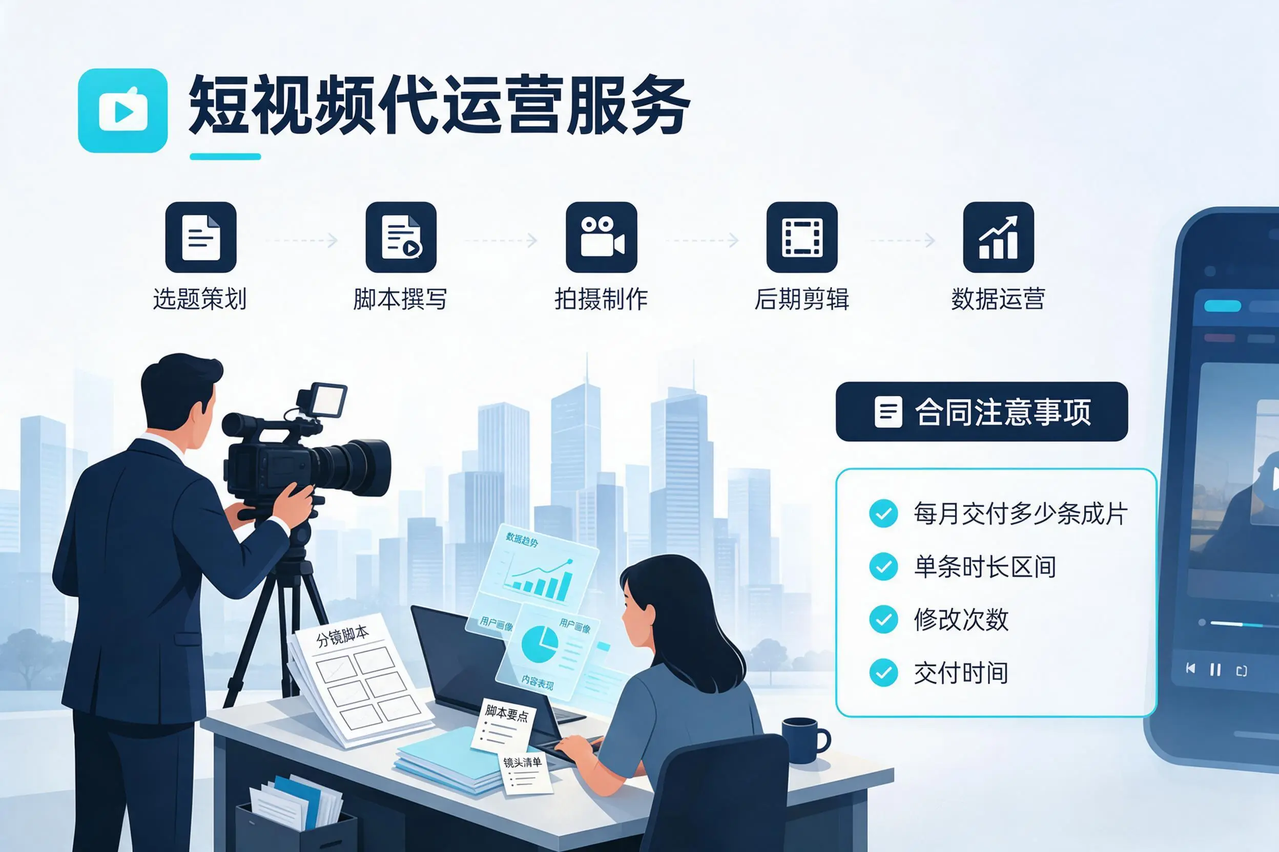 短视频代运营包含哪些服务?甘孜企业常见问题科普