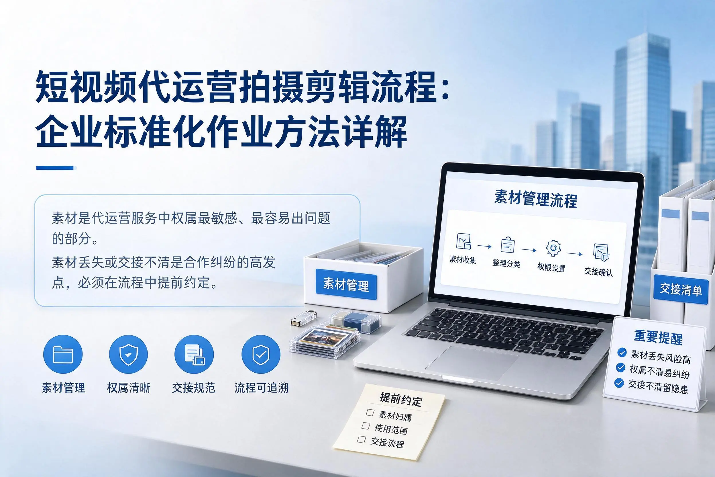 短视频代运营拍摄剪辑流程：甘孜企业标准化作业方法详解