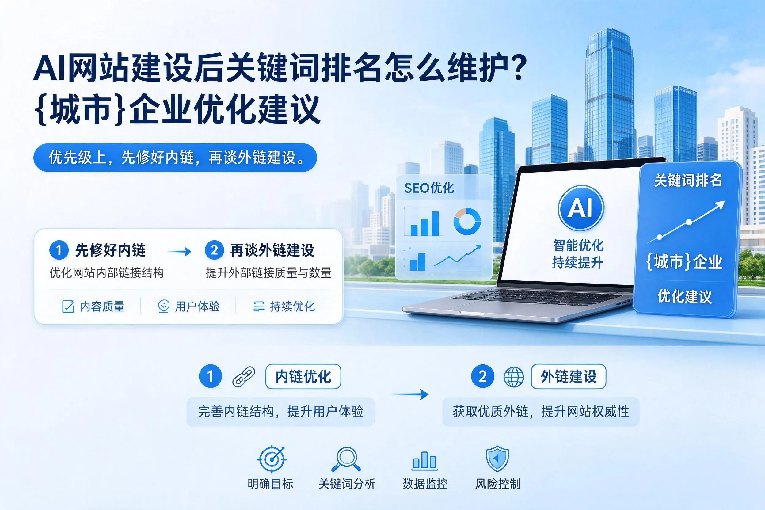 AI网站建设后关键词排名怎么维护？甘孜企业优化建议