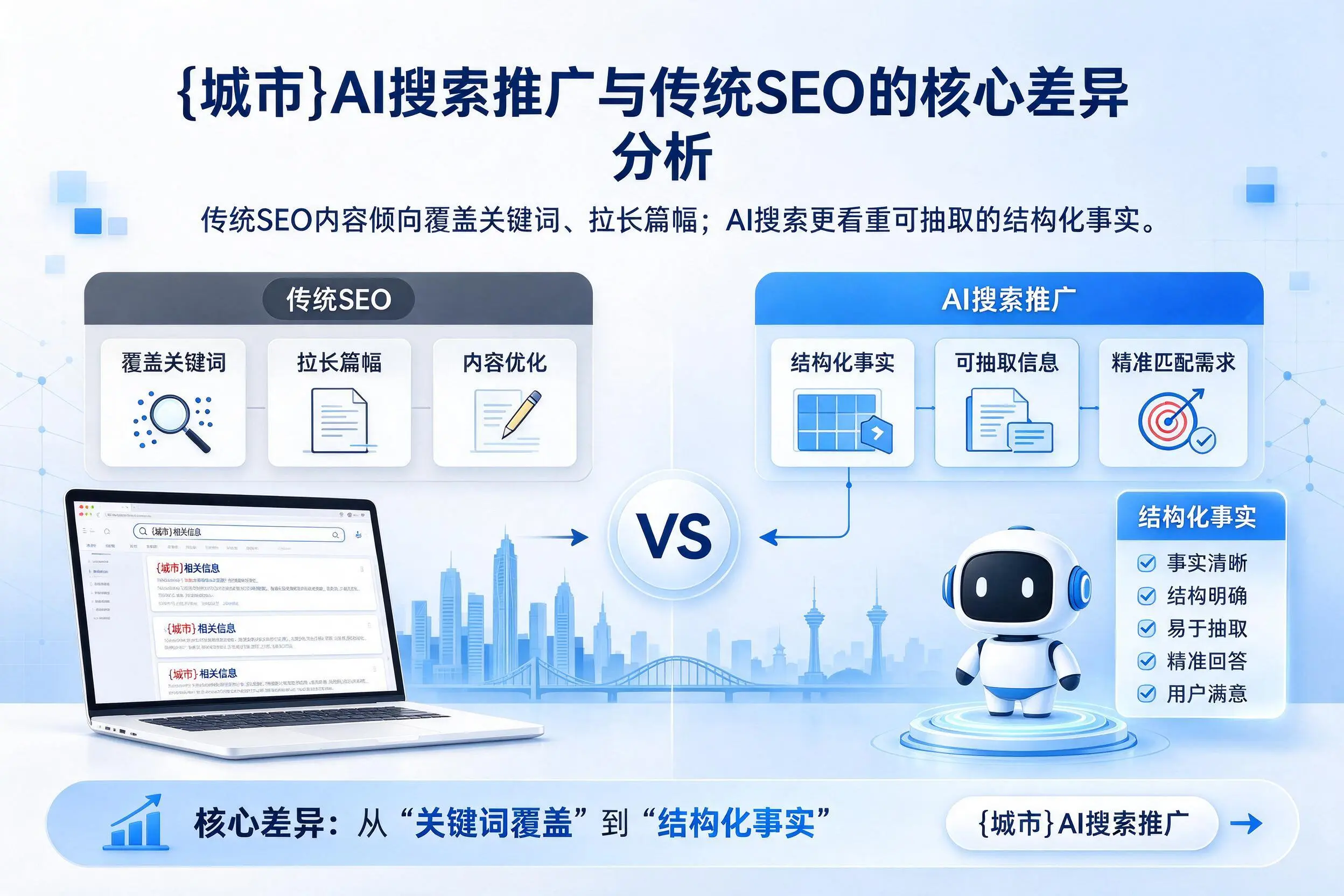 甘孜AI搜索推广与传统SEO的核心差异分析
